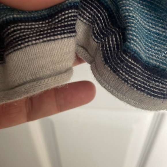 Springfield Blue and Gray Striped Sweater - Picture 4 of 5